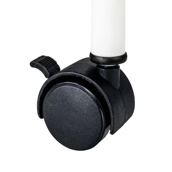 Household Essentials Rolling Laundry Hamper White {14}