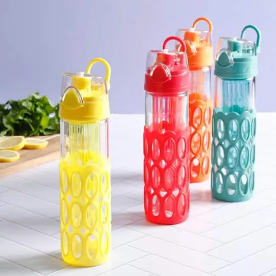 Gibson Home&reg; Rainbow Cool 20oz. Hydration Bottle Set {3}