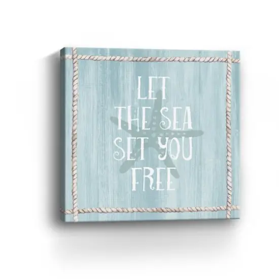Let the Sea Canvas Giclee {5}