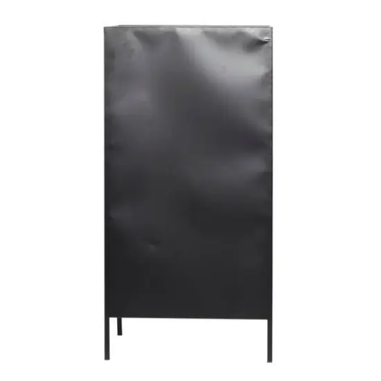 40'' Black Wood Contemporary Standing Wine Rack {8}