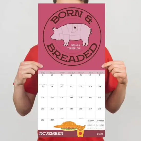 2026 Home: Indiana Wall Calendar {5}