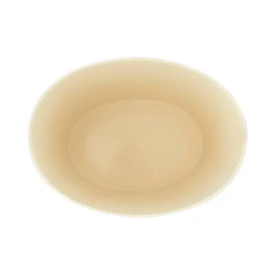 Hello Honey&reg; 10.75" White Oval Metal "Bread" Box with Lid {4}