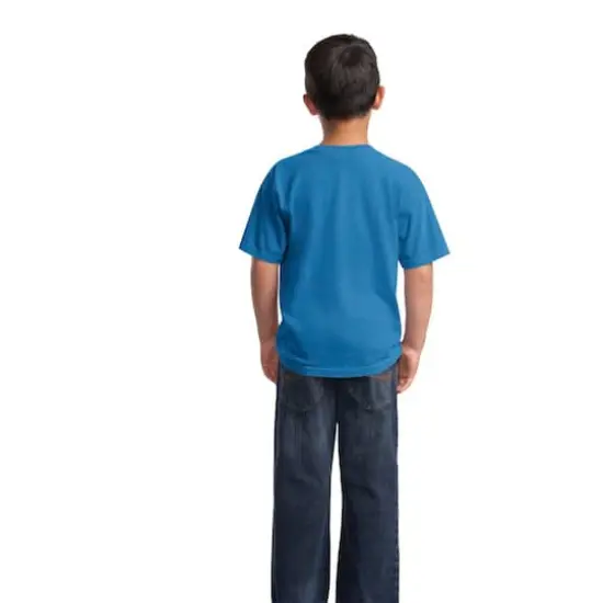 Port & Company® Beach Wash Garment-Dyed Youth T-Shirt Blue Moon {6}