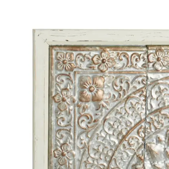 34" Brown Iron Rustic Wall D&eacute;cor {4}