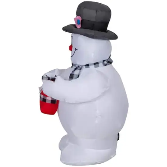 3.5ft. Airblown&reg; Inflatable Christmas Frosty the Snowman with Scarf {4}