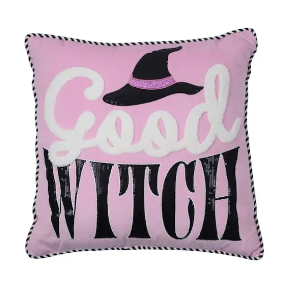 16" Good Witch Bad Witch Double-Sided Throw Pillow by Ashland&reg; {3}