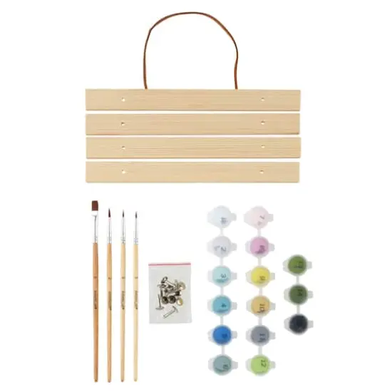 8" x 10" Swiss Alps Paint-by-Number Kit with Wood Display Hanger by Artist's Loft&reg; {3}