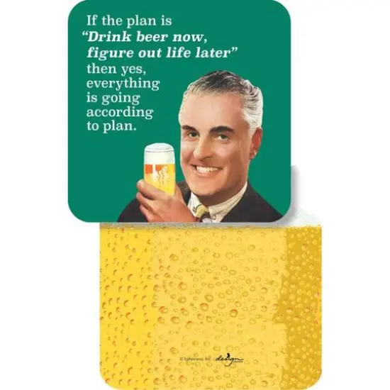 JAM Paper According to Plan Coasters, 60ct. {1}