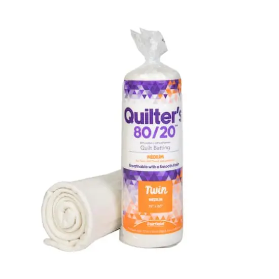 Fairfield&trade; Quilter's 80/20&trade; 72" x 90" Twin Quilt Batting {3}