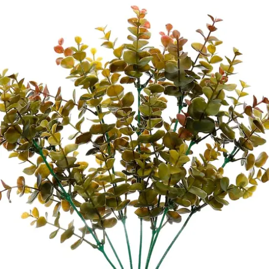 18.5" Green & Red Eucalyptus Mix Deluxe Bush by Ashland&reg; {3}