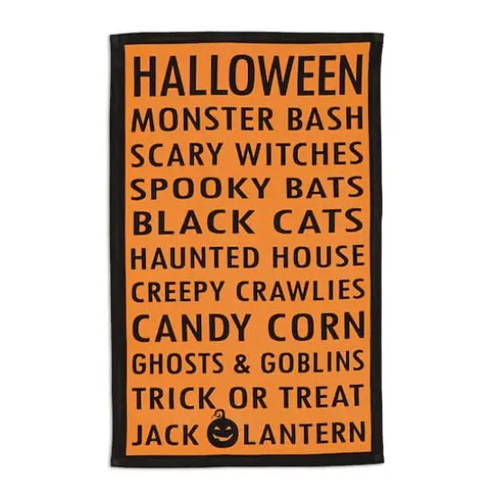 DII&reg; Haunted Hollow Printed Dishtowels Set {7}