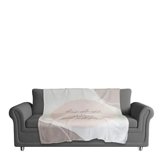 50" x 60" Kindness Is Always Beautiful Coral Fleece Blanket {3}