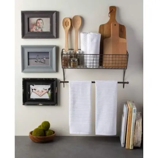 DII&reg; 18" Rustic Bronze Towel Rack {3}