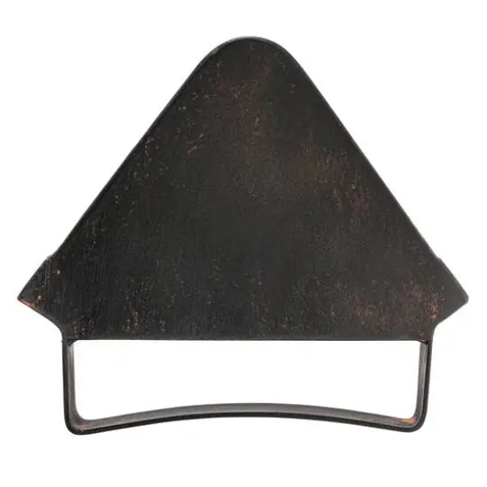 Hello Honey&reg; 24" Distressed Black Rustic Farmhouse Metal Dish Rack {6}