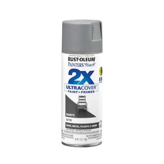 Painter's Touch&reg; 2X Ultra Cover&reg; Satin Spray Paint Granite {1}
