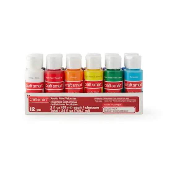 Acrylic Paint Value Pack by Craft Smart&reg; {3}