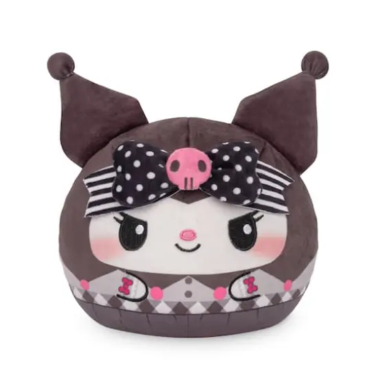 TeeTurtle 6" Pink & Black My Melody & Kuromi Reversible Plushie {4}