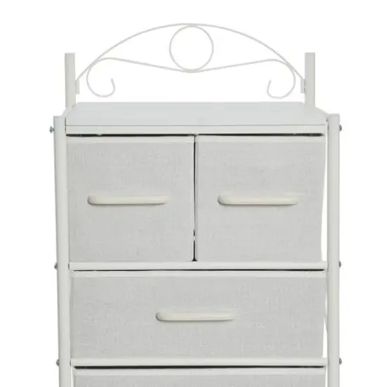 Household Essentials Victoria 54" 8-Drawer Narrow Dresser White {7}