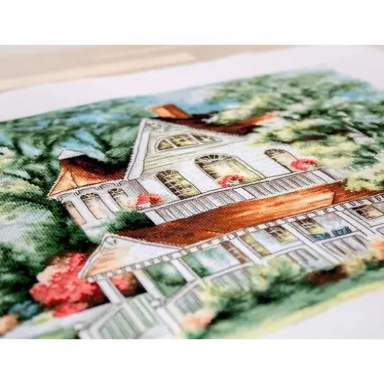 Luca-S The Lake House Counted Cross Stitch Kit {5}
