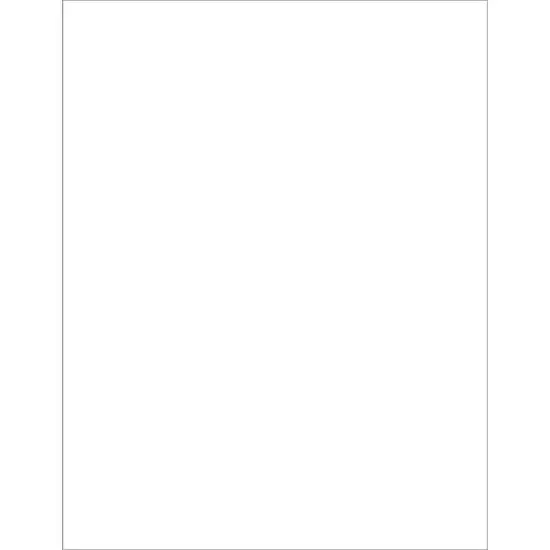 PA Paper&trade; Accents 8.5" x 11" Self Adhesive Paper, 25 Sheets White {1}