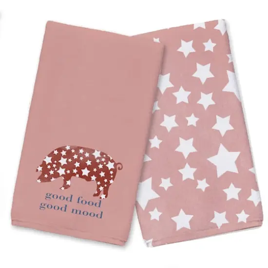 Designs Direct Good Mood Good Food Tea Towel Set {1}