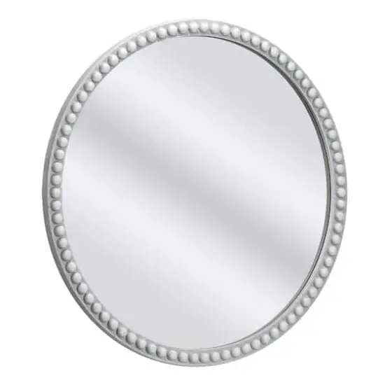 American Art Decor Moby's Beaded Frame Mirror - 30" x 30" {1}