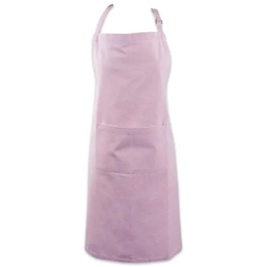 DII&reg; Solid Chambray Chef Apron Rose {1}