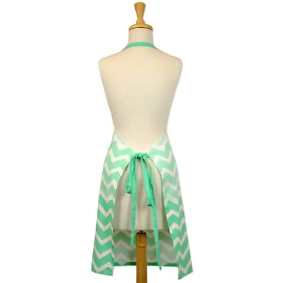 DII&reg; Chevron Apron Aqua {6}