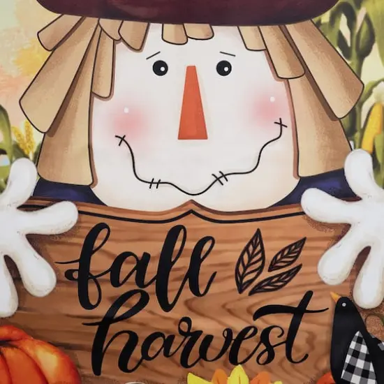 40" x 28" Scarecrow Fall Harvest Outdoor House Flag {5}