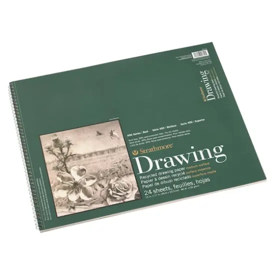 Strathmore&reg; 400 Series Recycled Drawing Paper Pad {1}