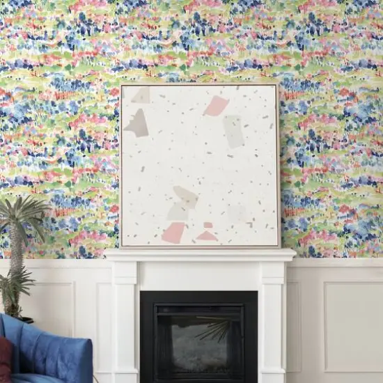 Surface Style Water Coloring Peel & Stick Wallpaper Spring {3}