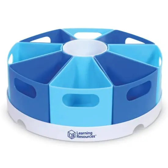 Learning Resources Create-A-Space Blue Storage Center {1}