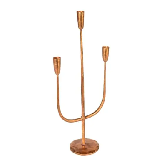 Hello Honey&reg; 21.5" Copper Metal Candelabra {1}