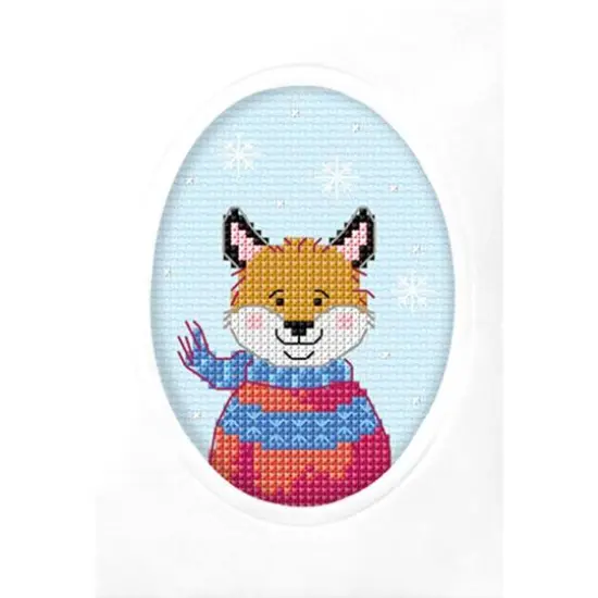 Orchidea Fox Counted Cross Stitch Kit {1}