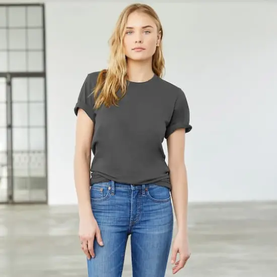 BELLA+CANVAS&reg; Adult Unisex T-Shirt Asphalt {3}