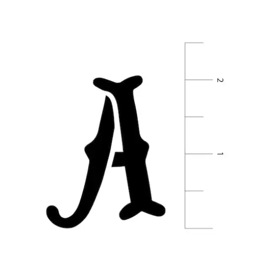 2" Summer Camp Alphabet Stencils by Craft Smart&reg; {4}