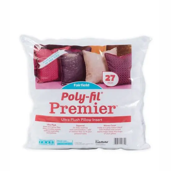Poly-Fil&reg; Premier&trade; 6ct. Ultra Plush Pillow Inserts, 27" x 27" {1}