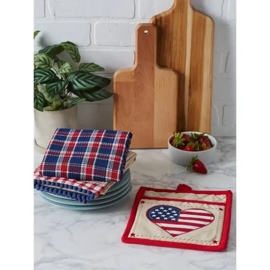 DII&reg; Americana Love Potholder Gift Set {7}