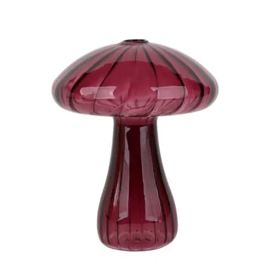 4.5" Glass Mushroom Decorative Container by Ashland&reg; Purple {1}