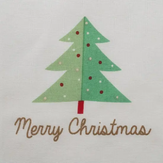 DII&reg; Red Check & White Merry Christmas Dishtowel Set {10}