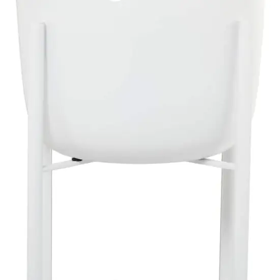 CosmoLiving by Cosmopolitan White Metal Planter with Removable Stand Set, 47" & 40" {4}