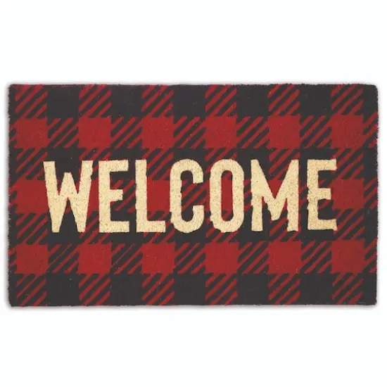 DII&reg; Buffalo Check Welcome Doormat {1}