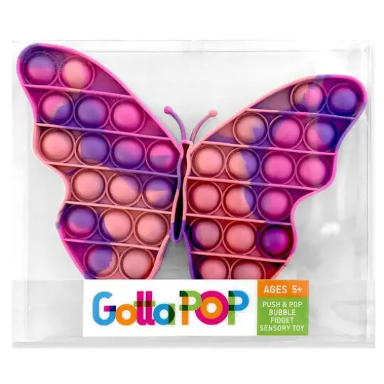 GottaPop Pink Butterfly Pop It Fidget Toy Party Favors, 6ct. {4}