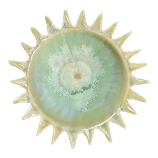 Hello Honey&reg; 8.5" Assorted Celadon Stoneware Sunburst Shaped Serving Bowl with Opal Reactive Glaze {6}