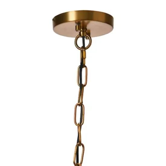 Hello Honey&reg; 5.9ft. Metal Ceiling Light Black and Bronze {4}