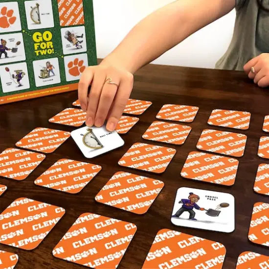 College Team Licensed Memory Match Game Clemson Tigers {6}