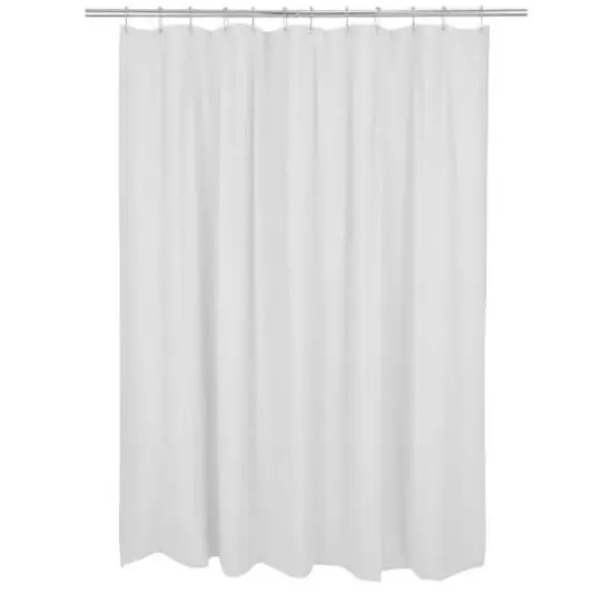 Bath Bliss Mildew Resistant Shower Liner White {1}