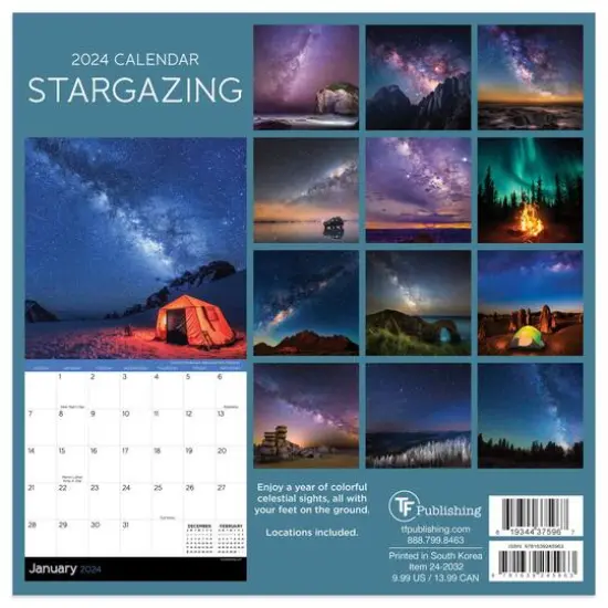 TF Publishing 2024 Stargazing Mini Calendar {3}