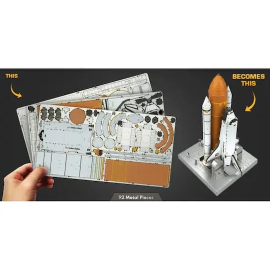 Metal Earth&reg; Premium Series Space Shuttle Launch Steel Model Kit {12}