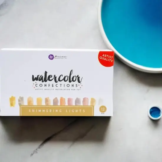 Prima&reg; Watercolor Confections Shimmering Lights Watercolor Pans {1}